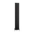 Eastbrook Mersey Aluminium Vertical Radiator 1800mm x 280mm - Matt Anthracite - 41.0454 - TAP 'N' SHOWER