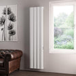 Eastbrook Derwent Dry Element Aluminium Vertical Radiator 1800mm x 404mm - Matt White - 41.0490 - TAP 'N' SHOWER