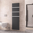 Eastbrook Derwent Dry Element Aluminium Vertical Radiator 1800mm x 504mm - Matt Anthracite - 41.0495 - TAP 'N' SHOWER