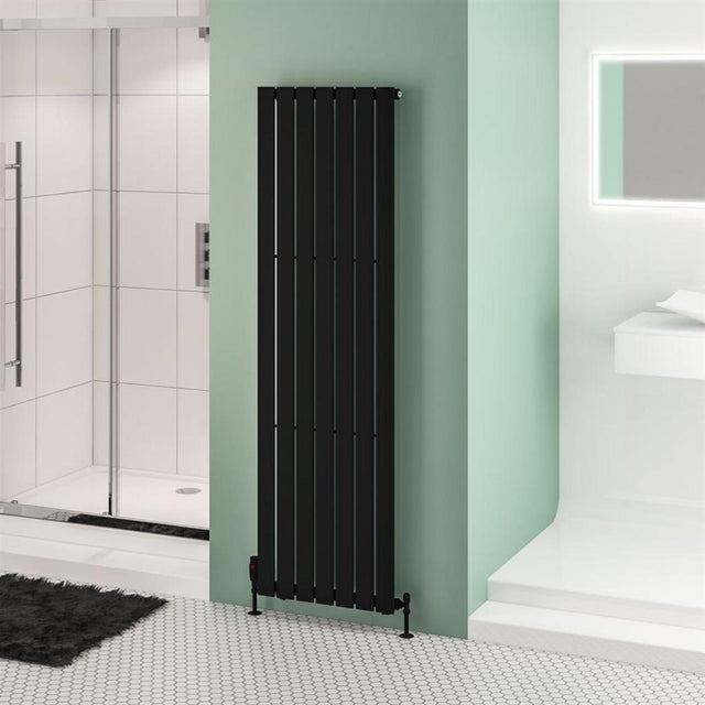 Eastbrook Warrington Type 10 Vertical Radiator 1800mm x 528mm - Matt Black - 41.0516 - TAP 'N' SHOWER