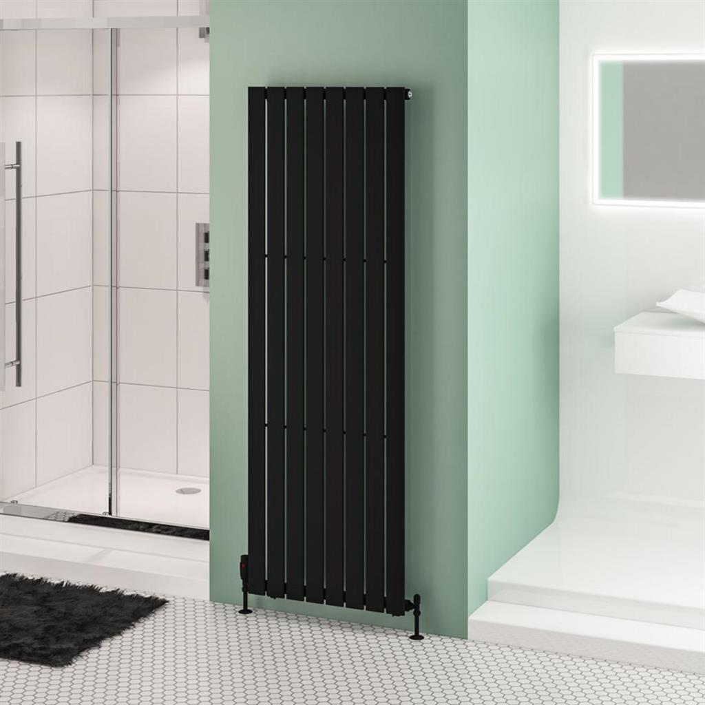 Eastbrook Warrington Type 10 Vertical Radiator 1800mm x 604mm - Matt Black - 41.0519 - TAP 'N' SHOWER