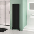 Eastbrook Warrington Type 20 Vertical Radiator 1800mm x 532mm - Matt Black - 41.0546 - TAP 'N' SHOWER