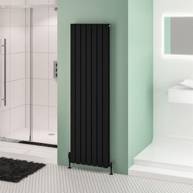Eastbrook Warrington Type 20 Vertical Radiator 1800mm x 532mm - Matt Black - 41.0546 - TAP 'N' SHOWER