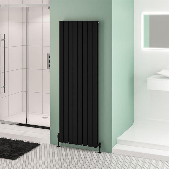 Eastbrook Warrington Type 20 Vertical Radiator 1800mm x 608mm - Matt Black - 41.0549 - TAP 'N' SHOWER
