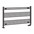 Eastbrook Wendove Straight Ladder Radiator 600mm x 1000mm - Matt Anthracite - 41.0633 - TAP 'N' SHOWER