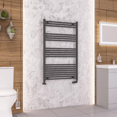 Eastbrook Wendover Straight Ladder Radiator 1200mm x 750mm - Matt Anthracite - 41.0646 - TAP 'N' SHOWER
