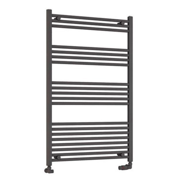 Eastbrook Wendover Straight Ladder Radiator 1200mm x 750mm - Matt Anthracite - 41.0646 - TAP 'N' SHOWER