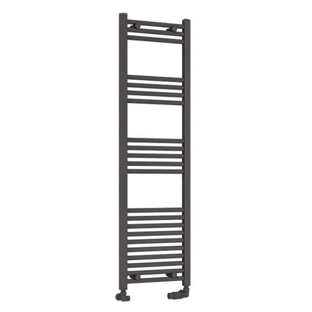 Eastbrook Wendover Straight Ladder Radiator 1400mm x 400mm - Matt Anthracite - 41.0648 - TAP 'N' SHOWER