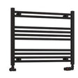 Eastbrook Wendover Straight Ladder Radiator600mm x 750mm - Matt Black - 41.0665 - TAP 'N' SHOWER