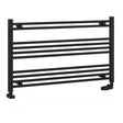 Eastbrook Wendover Straight Ladder Radiator 600mm x 1000mm - Matt Black - 41.0666 - TAP 'N' SHOWER