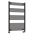 Eastbrook Wendover Straight Ladder Radiator 1200mm x 750mm - Matt Black - 41.0682 - TAP 'N' SHOWER