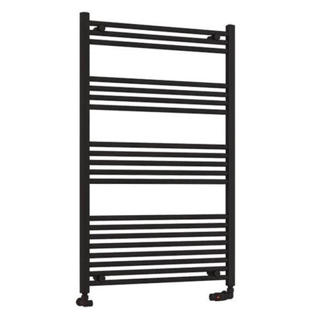 Eastbrook Wendover Straight Ladder Radiator 1200mm x 750mm - Matt Black - 41.0682 - TAP 'N' SHOWER