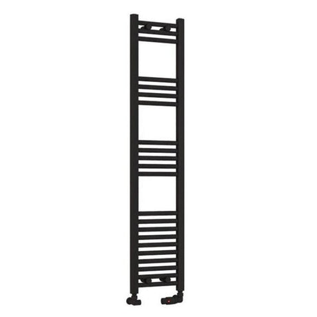 Eastbrook Wendover Straight Ladder Radiator 1400mm x 300mm - Matt Black - 41.0683 - TAP 'N' SHOWER