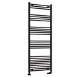 Eastbrook Wendover Straight Ladder Radiator 1600mm x 600mm - Matt Black - 41.0691 - TAP 'N' SHOWER