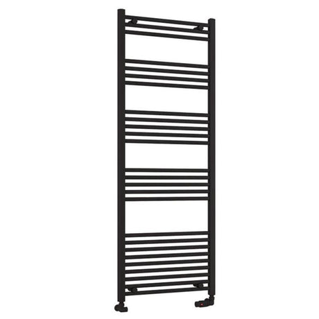 Eastbrook Wendover Straight Ladder Radiator 1600mm x 600mm - Matt Black - 41.0691 - TAP 'N' SHOWER