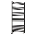 Eastbrook Wendover Straight Ladder Radiator 1600mm x 750mm - Matt Black - 41.0692 - TAP 'N' SHOWER