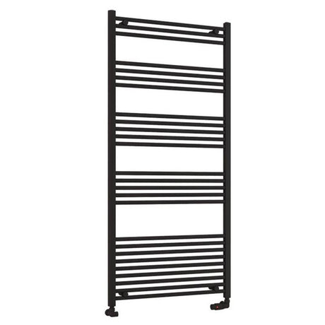 Eastbrook Wendover Straight Ladder Radiator 1600mm x 750mm - Matt Black - 41.0692 - TAP 'N' SHOWER