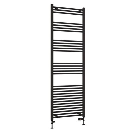 Eastbrook Wendover Straight Ladder Radiator 1800mm x 600mm - Matt Black - 41.0696 - TAP 'N' SHOWER