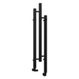 Eastbrook Conwy Designer Radiator 1200mm x 220mm - Matt Black - 41.0713 - TAP 'N' SHOWER