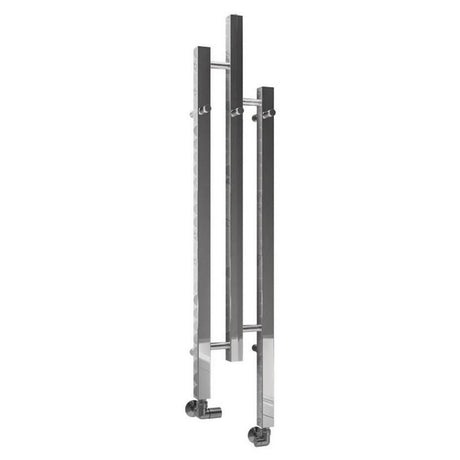 Eastbrook Conwy Designer Radiator 1200mm x 220mm - Chrome - 41.0714 - TAP 'N' SHOWER
