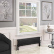 Eastbrook Imperia 2 Column Horizontal Radiator 300mm x 1145mm - Matt Black - 41.0749 - TAP 'N' SHOWER