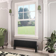 Eastbrook Imperia 3 Column Horizontal Radiator 300mm x 1145mm - Matt Black - 41.0764 - TAP 'N' SHOWER