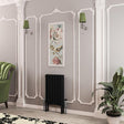 Eastbrook Imperia 3 Column Horizontal Radiator 600mm x 425mm - Matt Black - 41.0766 - TAP 'N' SHOWER