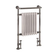 Eastbrook Isbourne Traditional Radiator 940mm x 600mm - Chrome / White - 41.1000 - TAP 'N' SHOWER