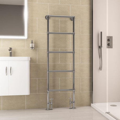 Eastbrook Windrush Traditional Radiator 1550mm x 500mm - Chrome - 41.1016 - TAP 'N' SHOWER
