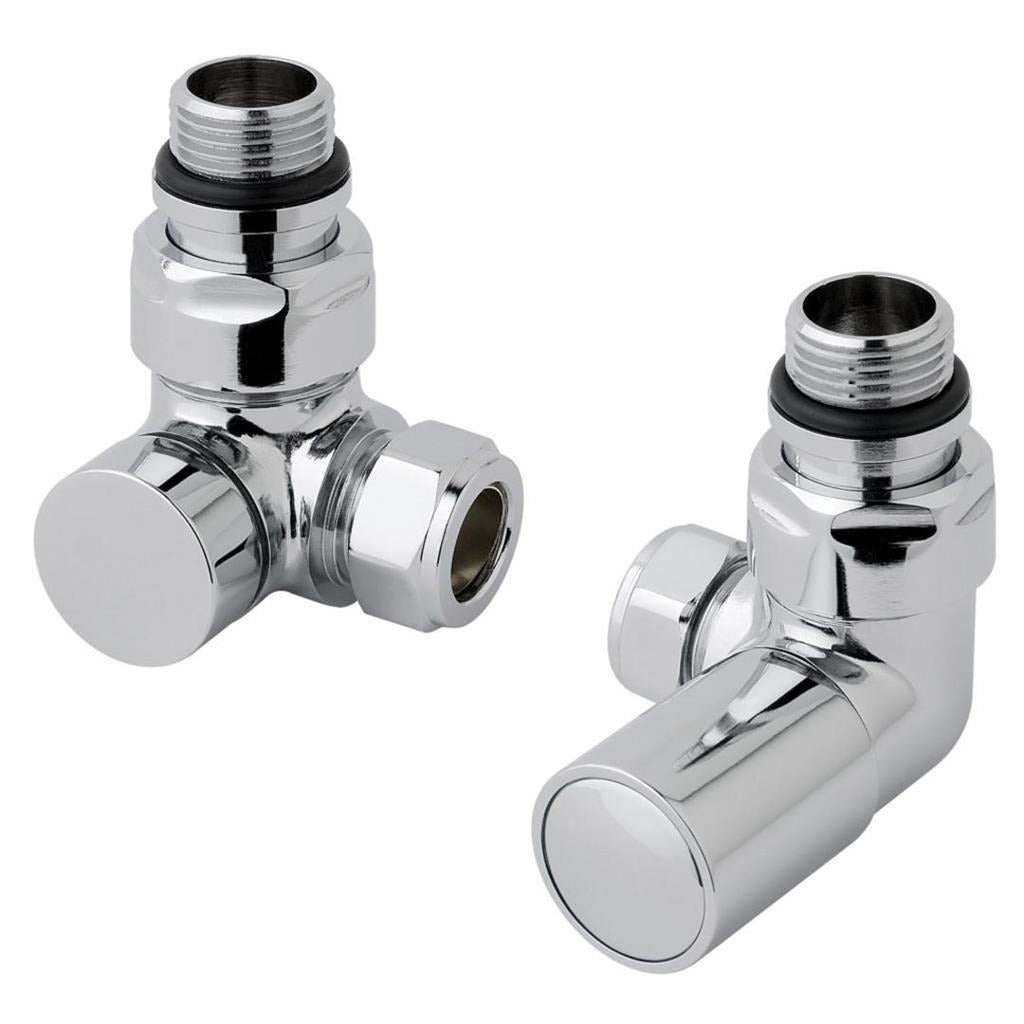 Eastbrook Corner Round Valves - Chrome - 41.3006 - TAP 'N' SHOWER