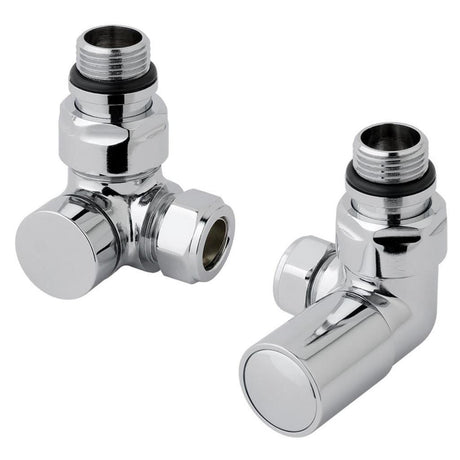 Eastbrook Corner Round Valves - Chrome - 41.3006 - TAP 'N' SHOWER