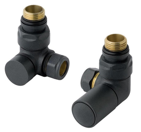Eastbrook Corner Round Valves - Matt Anthracite - 41.3018 - TAP 'N' SHOWER