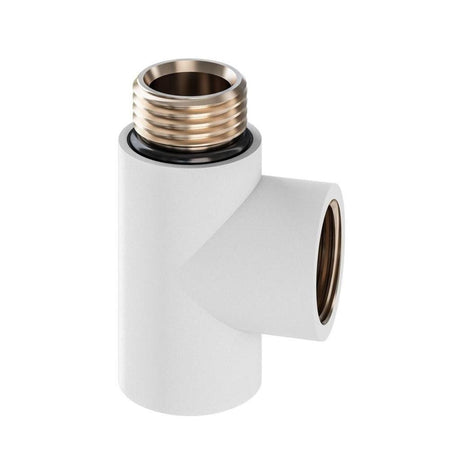 Eastbrook Element T Piece - Matt White - 41.3030 - TAP 'N' SHOWER