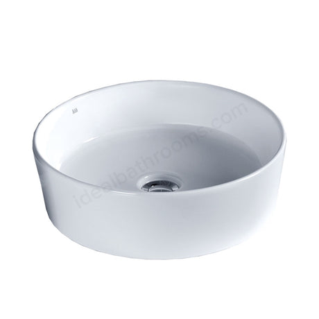 Oakham Lavender Vessel Basin 420mm - 0 Tap Holes - White