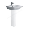 Oakham Ivy Pedestal Basin 1 Tap Hole 650mm - White