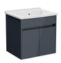 VitrA S50+ Vanity Unit w Doors 600mm - Anthracite High Gloss - 71984