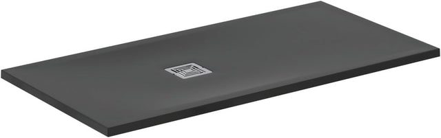Ideal Standard Ultra Flat S + 1400 x 700mm Shower Tray - Jet Black - T5613FV - TAP 'N' SHOWER