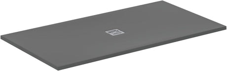Ideal Standard Ultra Flat S + 1700 x 900mm Shower Tray - Concrete Grey - T5616FS - TAP 'N' SHOWER