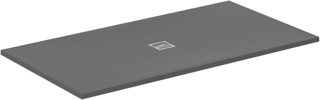 Ideal Standard Ultra Flat S + 1700 x 900mm Shower Tray - Concrete Grey - T5616FS - TAP 'N' SHOWER