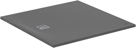 Ideal Standard Ultra Flat S + 1200 x 1200mm Shower Tray - Concrete Grey - T5615FS - TAP 'N' SHOWER