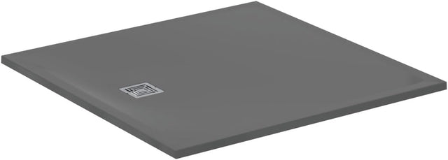 Ideal Standard Ultra Flat S + 1200 x 1200mm Shower Tray - Concrete Grey - T5615FS - TAP 'N' SHOWER