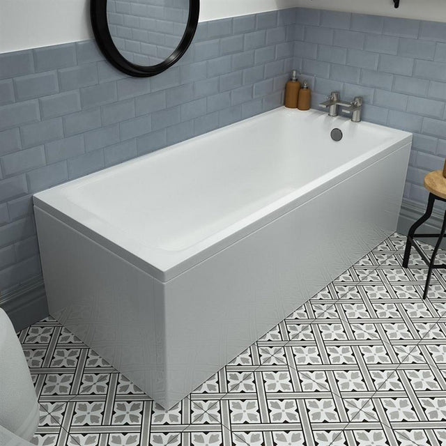 Eastbrook Rockall Single Ended Bath 1800mm x 800mm - 5mm Acrylic - 42.0082 - TAP 'N' SHOWER