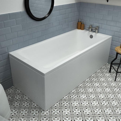 Eastbrook Rockall Single Ended Bath 1700mm x 800mm - 5mm Acrylic - 42.0083 - TAP 'N' SHOWER