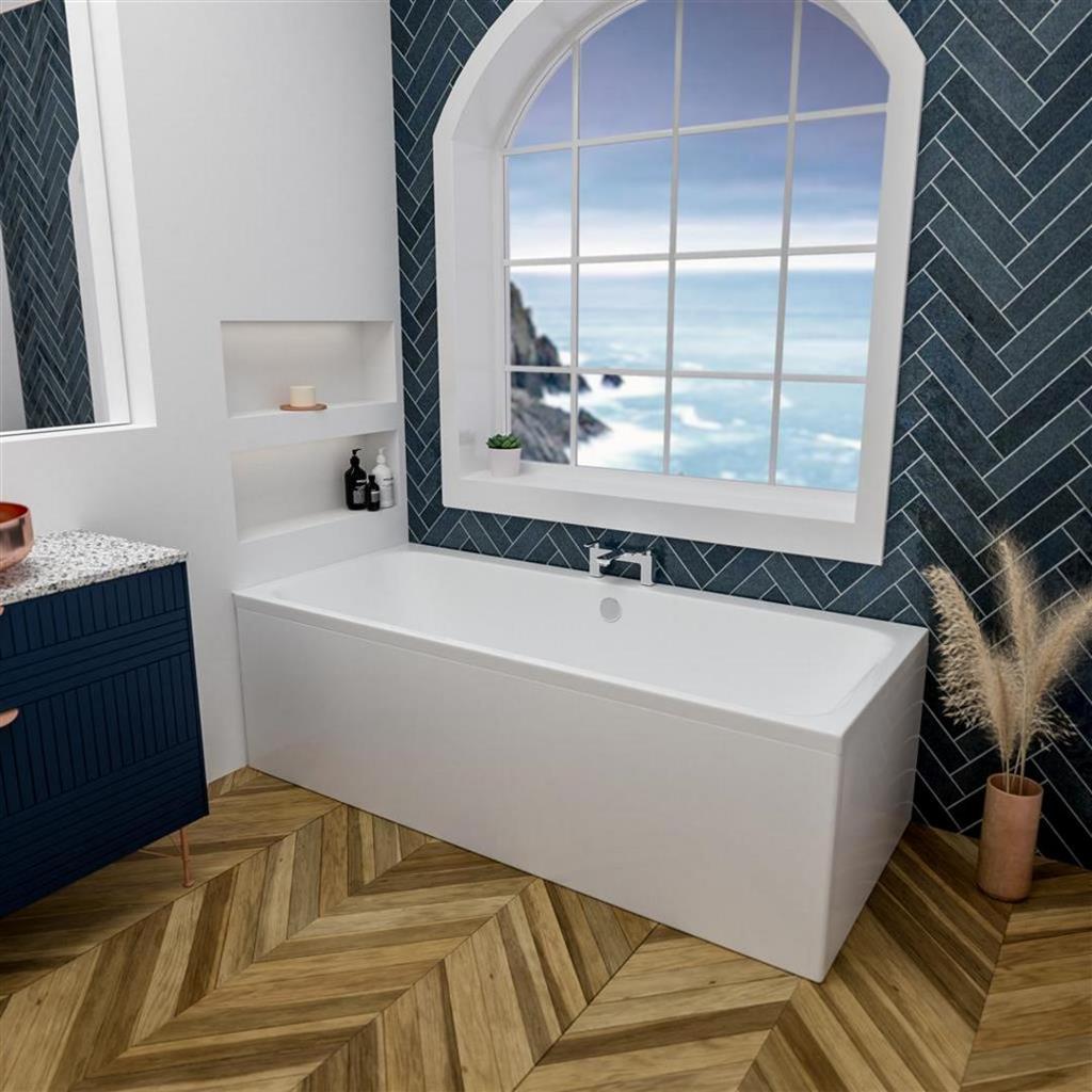Eastbrook Malin Double Ended Bath 1700mm x 700mm - Reinforced Beauforte - 42.1073 - TAP 'N' SHOWER