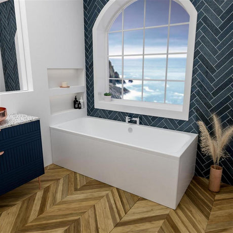 Eastbrook Malin Double Ended Bath 1600mm x 700mm - Reinforced Beauforte - 42.1075 - TAP 'N' SHOWER