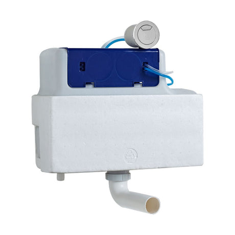Tavistock Dual Flush White Comfort Height Concealed Cistern - TR9008