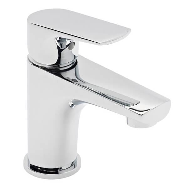 Tavistock Strike Chrome Mini Basin Mixer with Click Waste - TSE61