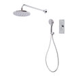 Tavistock Axiom Concealed Thermostatic Chrome Dual Function Push Button Shower Valve Set - SAX2549