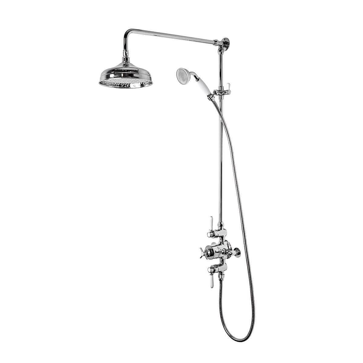 Tavistock Cheltenham Exposed Chrome Dual Function Shower System - SCM1713