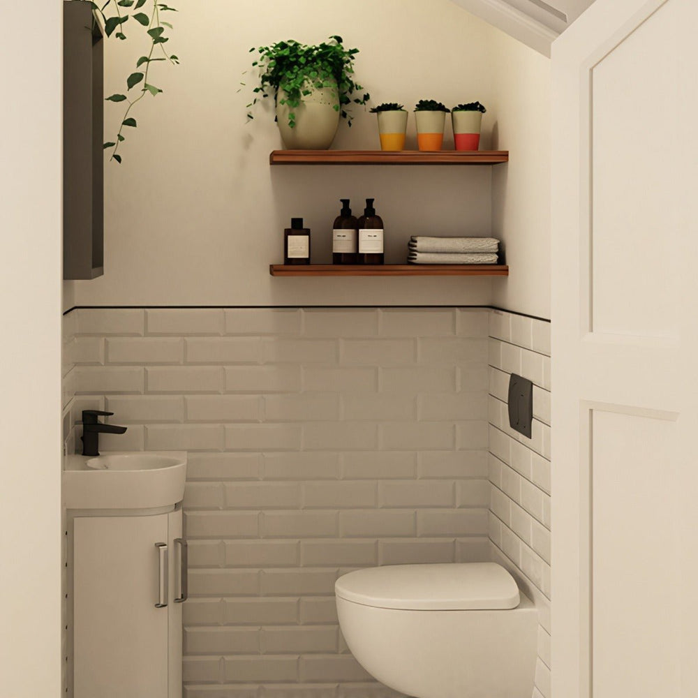 Geberit Alpha Frame and Cistern for Wall - Hung WC 112cm - Blue - 458.039.00.2 - TAP 'N' SHOWER